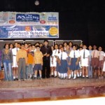 Mr. Divesh Shah with the winners of the puzzle show