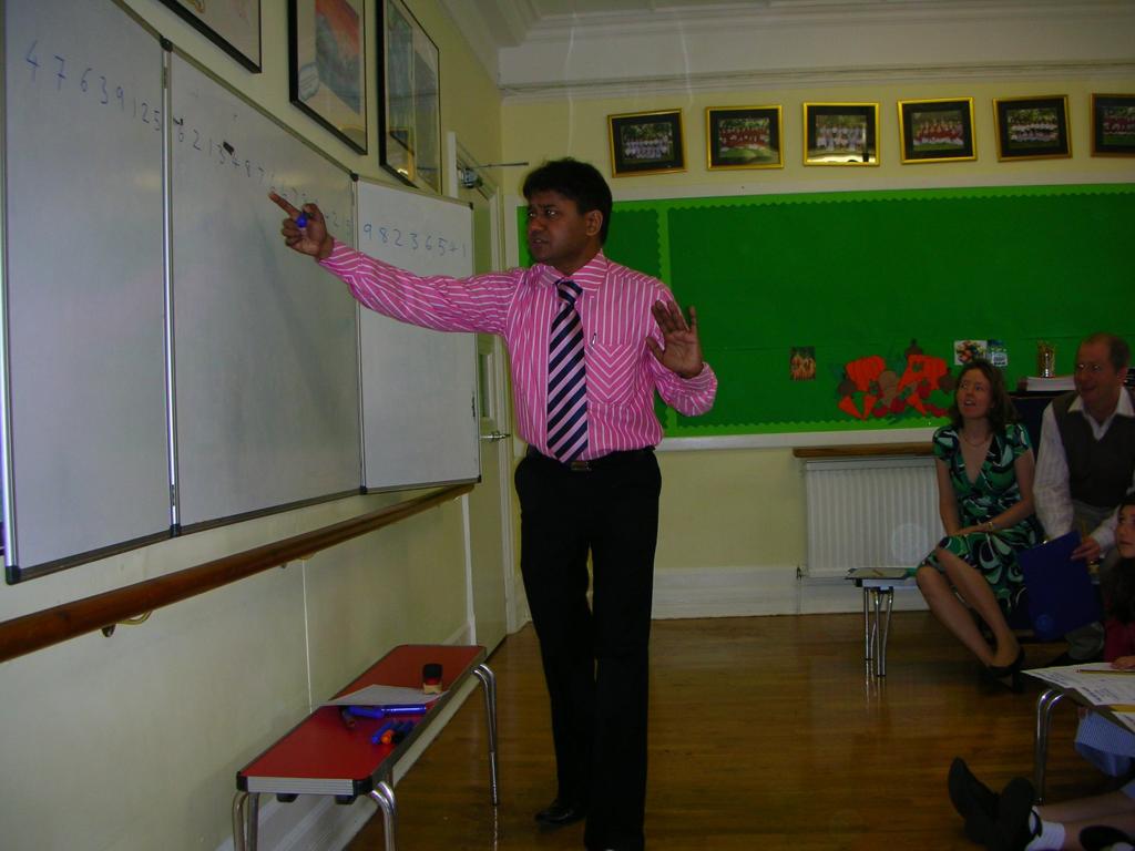 Divesh Shah teaching Maths